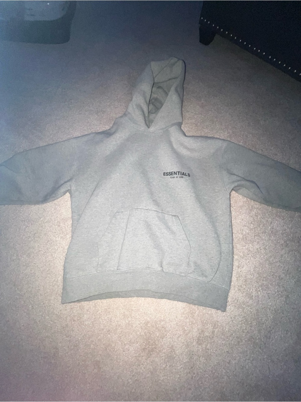 Fear of God ESSENTIALS Heather Gray Pullover Hoodie